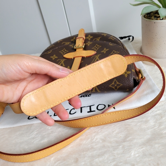 💕BEAUTIFUL Very Rare Louis Vuitton Monogram Canvas Chantilly MM NEW MODEL - Picture 7 of 16